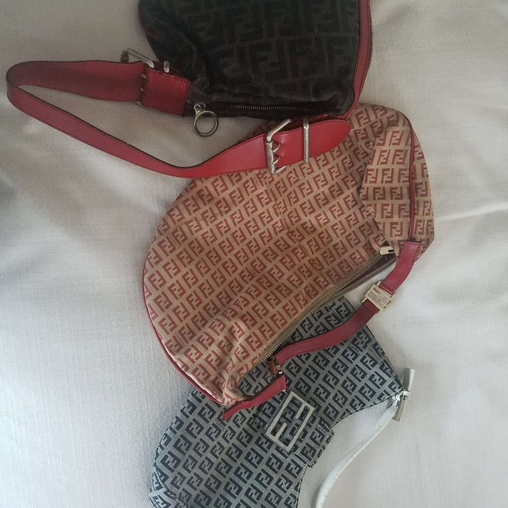 Red monogram Fendi
